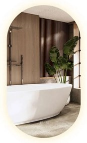 Specchio LED EGG 60x80 cm