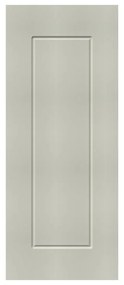 Pannello per porta d'ingresso P010 pellicolato pvc grigio L 92  x H 210.5 cm, Sp 6 mm apertura reversibile
