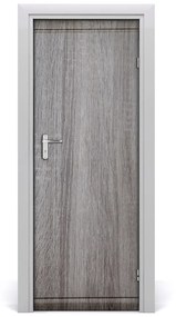 Adesivo per porta Casa in legno 75x205 cm