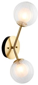 Endon 96691 - Applique da parete NORTHWEST 2xG9/3W/230V dorata