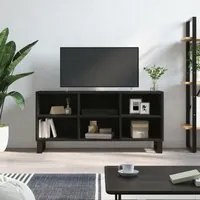 Mobile Porta TV Nero 103,5x30x50 cm in Legno Multistratocod mxl 103051