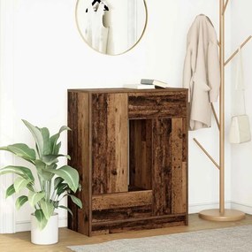 Credenza Con Cassetti E Ante Legno Antico 73x31x90 Cm /