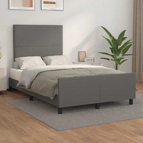 Giroletto Con Testiera Crema 120x200 Cm İn Similpelle /
