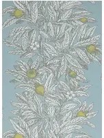 Osborne & Little Carta da parati Medlar - Sky/ Chartreuse