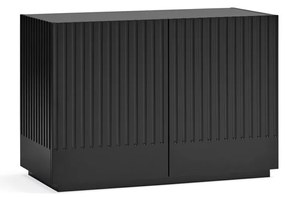 Cassettiera bassa nera 100x70 cm Doric - Teulat