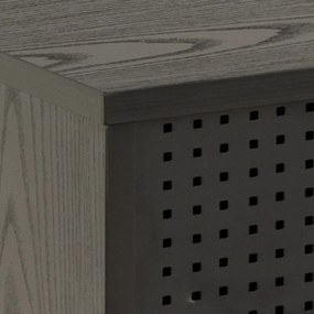 Mobile TV basso nero effetto frassino 180x44,5 cm Angus - Actona