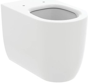 Vaso WC filomuro IDEAL STANDARD blend curve fisnas, sedile escluso P 56.5 x L 36 x H 40 cm bianco opaco