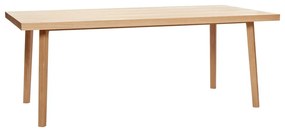 Tavolo da pranzo con effetto rovere 100x200 cm Herringbone – Hübsch