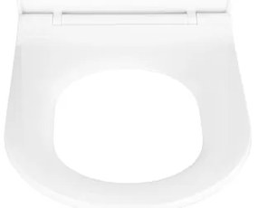 WENKO 22415100-Sedile WC HABOS 46x36 cm bianco/argento