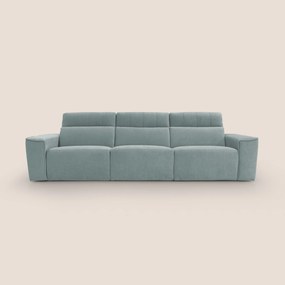 Clark Divano modulare 3 sedute con opzione relax elettrico in tessuto smacchiabile impermeabile T17