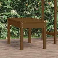 Panca da Giardino Miele 80x44x45 cm Legno Massello di Pino 824000