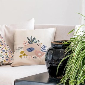 Cuscino in cotone, 45 x 45 cm Bird Family - Butter Kings