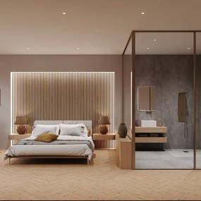 Parquet multistrato spina italiana S in rovere grigio spazzolato natura sp. 14/3.3 mm 0.6915 m²