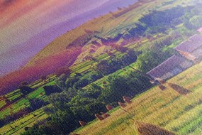 Stampa su tela – Covoni di fieno nei Carpazi