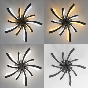 Brilagi - Lampadario a plafone LED dimmerabile TWIST LED/55W/230V 3000-6500K antracite + +TC