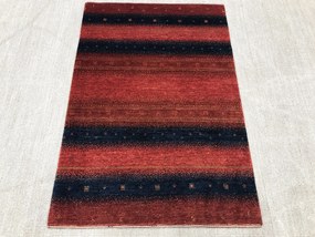 Loribaft Tappeto 150 x 100 Rosso (Iran) Annodato A Mano