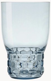 Set di 4 bicchieri con motivo in rilievo Jellies