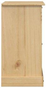 Cassettiera corona 120x48x91 cm in legno massello di pino