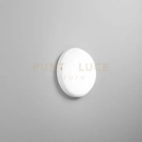 Plafoniera led speedy bianca 18w 1800lm 4000k ip65 d.19,5x3,8cm