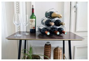 Portabottiglie in metallo grigio - Compactor