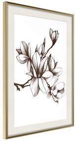 Poster  Fragrant Decoration  Cornice Quadri Cornice d'oro con passe-partout, Larghezza x Altezza Home decor 40x60