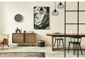 Lampadario su fune CEED 2xE27/60W/230V