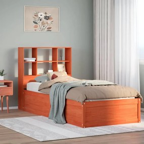 Letto senza materasso marrone cera 75x190 cm in legno di pino