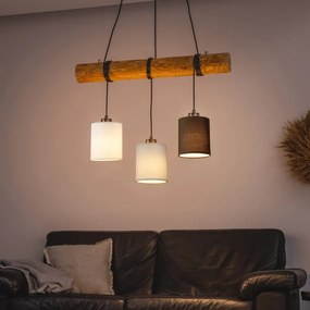 Lampadario Industriale Lampadario Industriale Pinocio 3x E27 multicolore paralume multicolore 3x E27