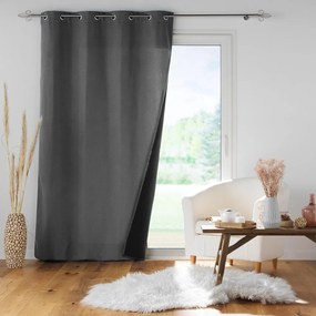 Tenda fonoassorbente antracite 140x260 cm Jupiter - douceur d'intérieur