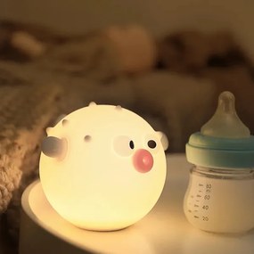 Lampada a LED RGBW dimmerabile per bambini HELA LED/1W/5V USB 1200 mAh rosa