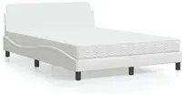 Letto con Materasso Bianco 140x200 cm in Similpelle 3208418