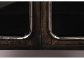Vetrina nera in metallo 60x100x35 cm Denza – Dutchbone