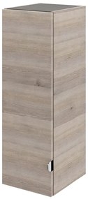 Pensile bagno Neo rovere grigio SENSEA, 1 anta apertura da sinistra P 35 x L 30 x H 90 cm