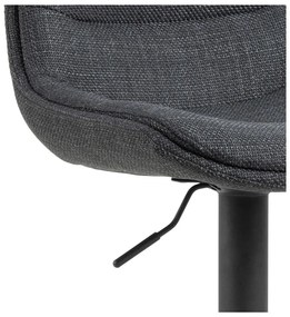 Sgabello da bar grigio con altezza regolabile (altezza seduta 65 cm) Adisa - Actona