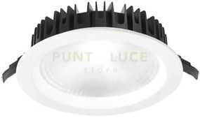 Gfa860c- faretto da incasso tondo bianco led 3000k 1280lm 16w d.14,...