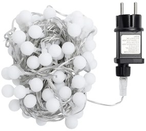 Aigostar - Catena luminosa decorativa LED per esterni 100xLED/3,6W/230V/8 funzioni 10m IP44 bianco freddo