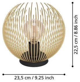 Eglo 900168 - Lampada da tavolo VENEZUELA 1xE27/40W/230V