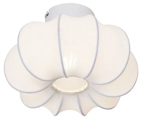 Plafoniera Japandi bianca 27cm - Plu Asyesha