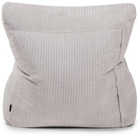 Puof a sacco viola con rivestimento in velluto a coste Seat 100 Lounge – SLOWDOWN