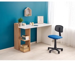 Scrivania COZYRA rovere/bianco