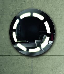 Specchio contenitore tondo diametro 63cm Led KAM-139 - KAMALU
