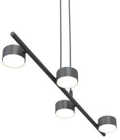 Lampadario a sospensione SORA 4 Nero 4xGX53 da interno