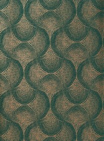 Osborne & Little Carta da parati Uroko - Teal/ Copper