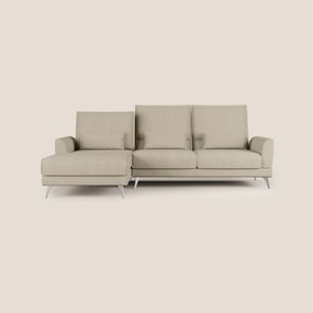 Tommy Divano angolare con relax e schienali traslanti in microfibra smacchiabile T11