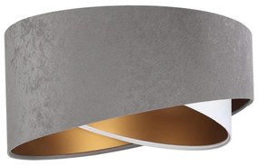 Paralume universale GALAXY E27 diametro 45 cm grigio/bianco/oro