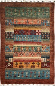 Samarkand Tappeto orientale 100 x 150 (Pakistan) Annodato A Mano
