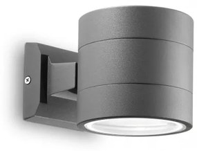 Ideal Lux -  SNIF AP1 BIG - Applique  - Corpo luce in alluminio pressofuso verniciato. Doppio diffusore, superiore e inferiore, in vetro pirex trasparente. Dimensioni: 110x110x155 mm.