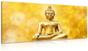 Quadro su tela – Statua dorata di Buddha