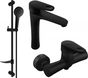 Mexen Kama DF05 set doccia, nero - 72514DF05-70