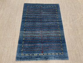 Gabbeh Tappeto persiano 100x150 Blu (Iran) Annodato A Mano